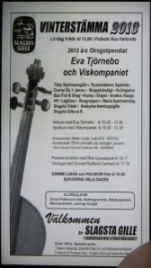 Poster for Eva and band